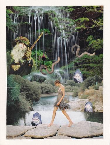 Print of Surrealism Nature Collage by Emilie Desault