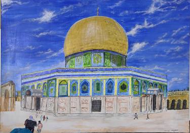 Original Art Deco Architecture Paintings by Naziya Mujahid Solkar