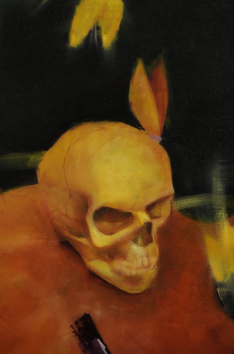 Original Expressionism Still Life Painting by Tlalok Eligio Gonzalez