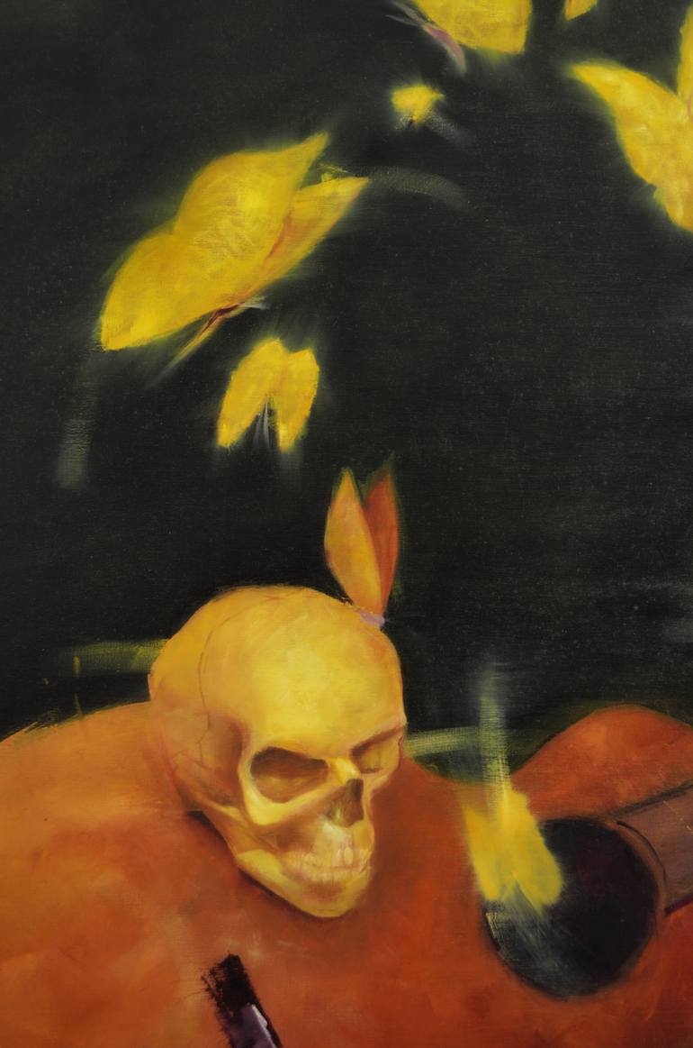 Original Expressionism Still Life Painting by Tlalok Eligio Gonzalez