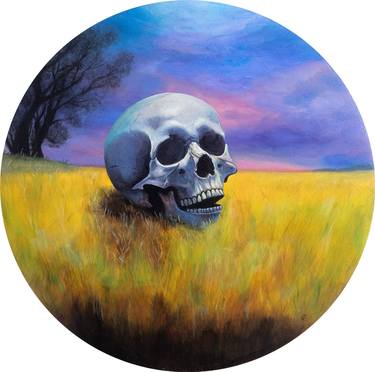 Original Symbolism Nature Painting by Laura Olenska