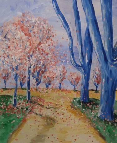 Original Figurative Landscape Paintings by Antonella Cannata