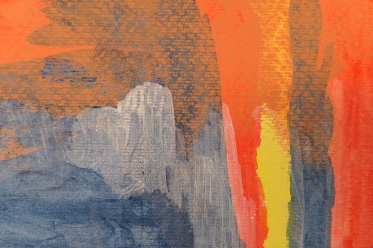 Original Abstract Expressionism Abstract Painting by Girolamo Santulli