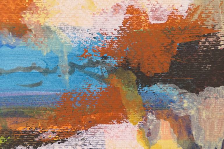 Original Abstract Painting by Girolamo Santulli