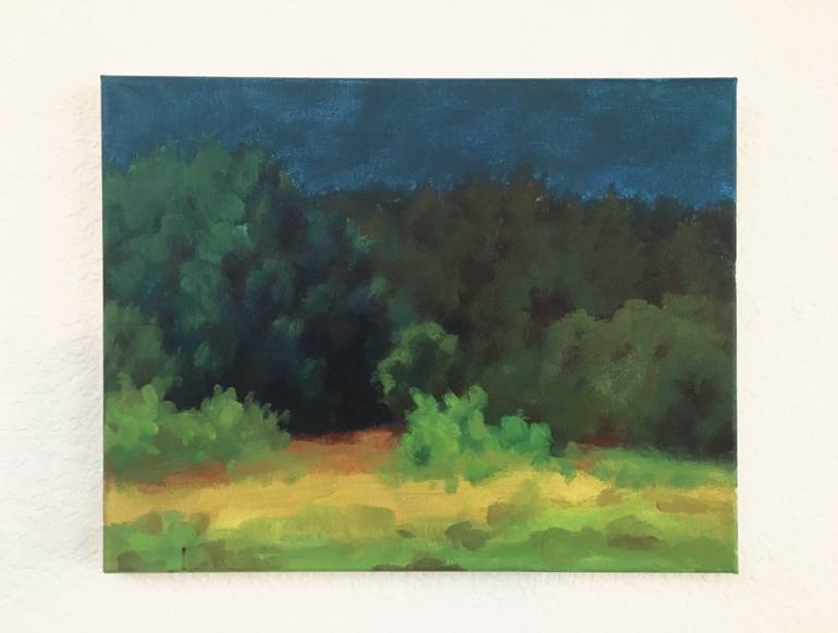 Original Expressionism Landscape Painting by Colleen Blackard