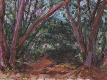 Original Expressionism Tree Paintings by Colleen Blackard