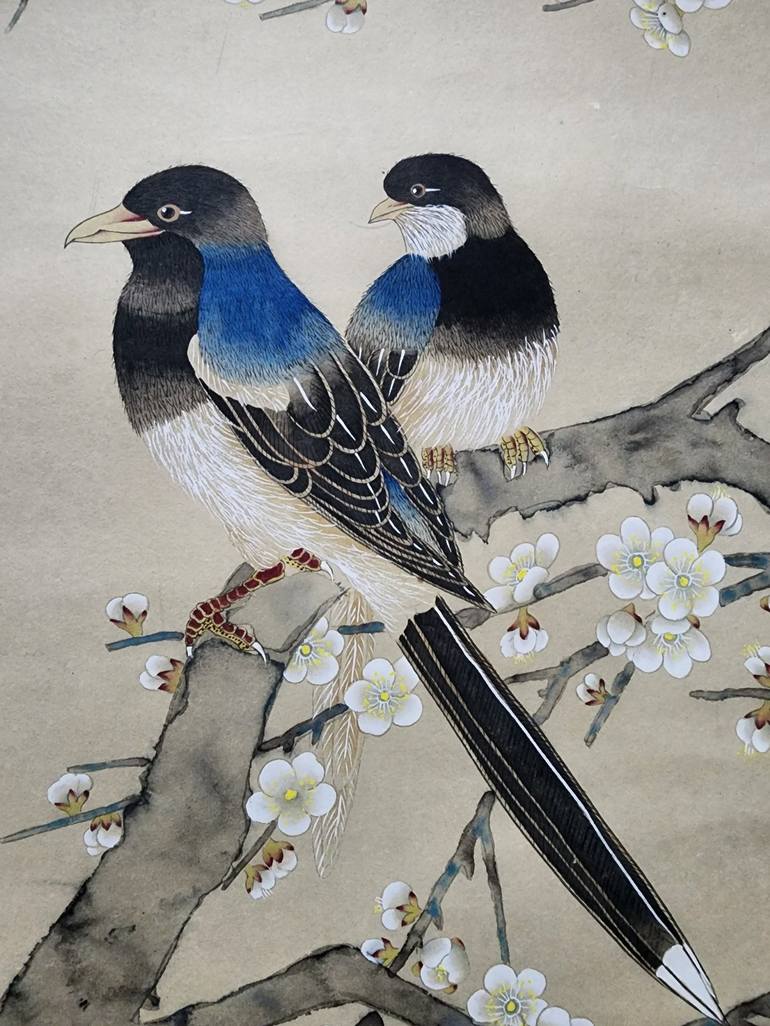 Original Contemporary Animal Drawing by Ling Fang