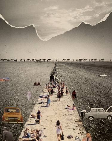 Original Surrealism People Collage by FABRIZIO VALENTINO