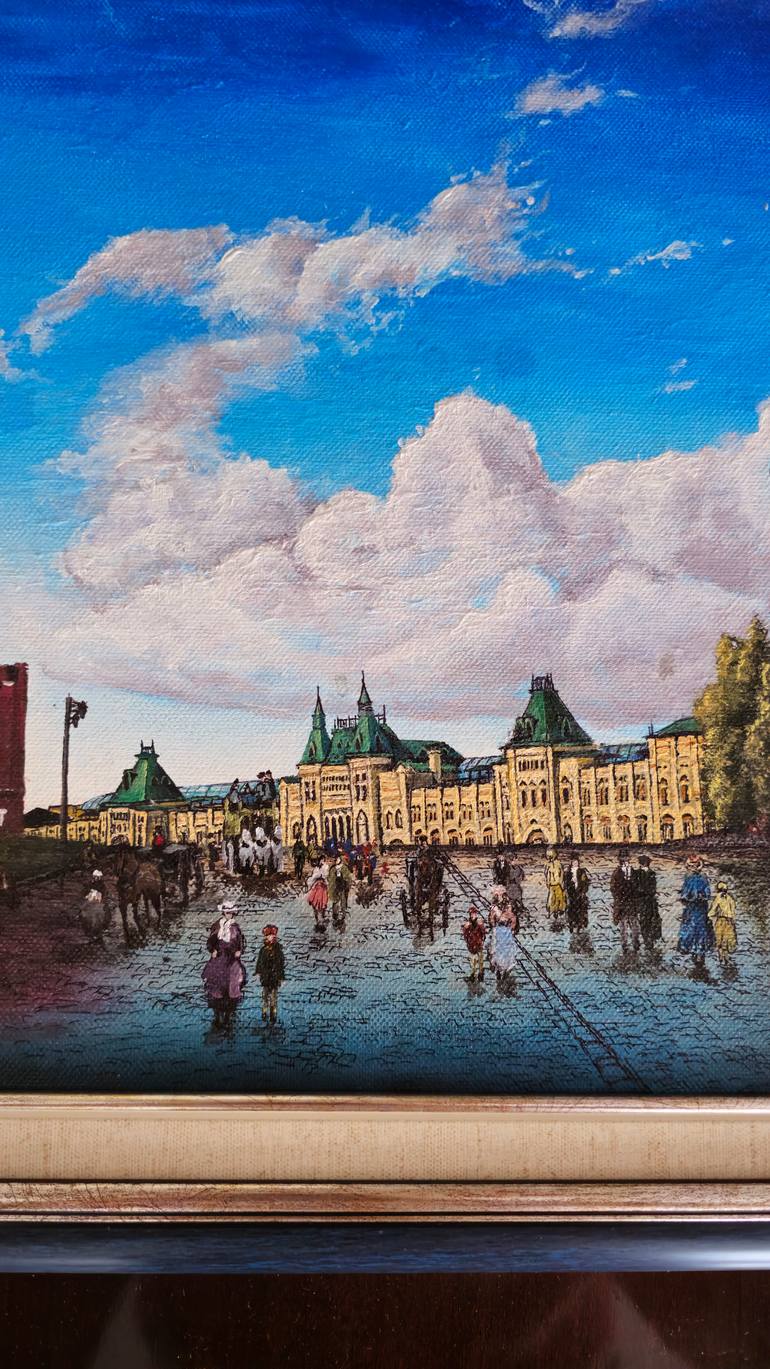 Original Expressionism Architecture Painting by Sergej Prole