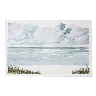 Original Abstract Expressionism Beach Paintings by Natalie White