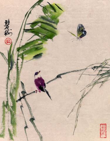 Original Figurative Nature Paintings by Tao Bishu
