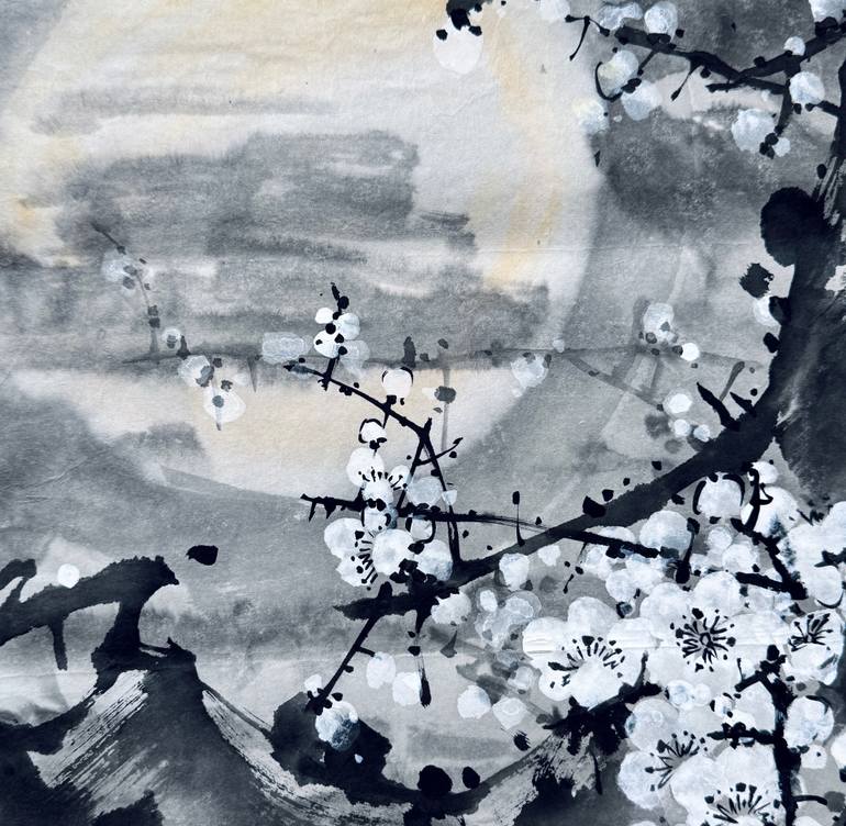 Original Abstract Nature Painting by Tao Bishu