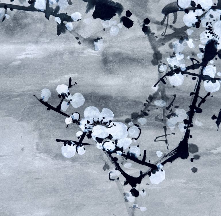 Original Abstract Nature Painting by Tao Bishu
