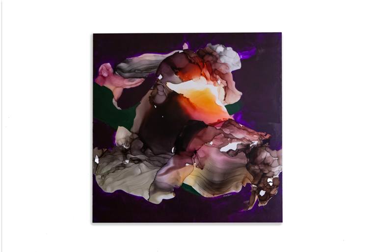 Original Abstract Time Painting by Emna Sellami