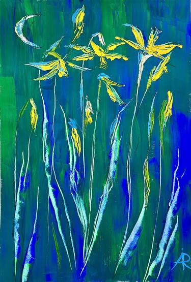 Print of Abstract Expressionism Floral Paintings by Ira Popovych