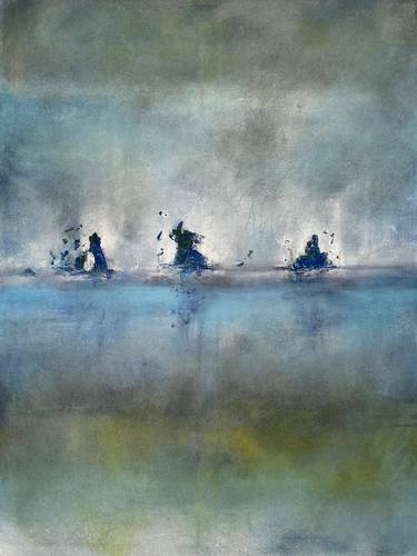 Original Abstract Expressionism Abstract Paintings by Narayan Lakshman