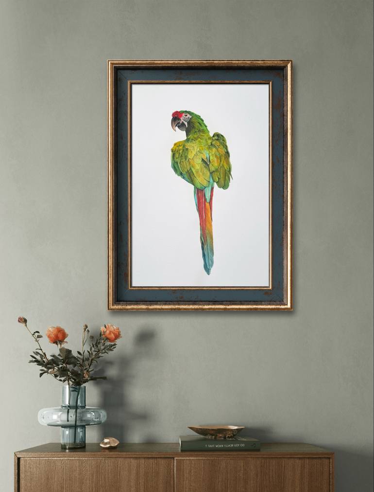 Original Contemporary Animal Painting by Kateryna Guzenko