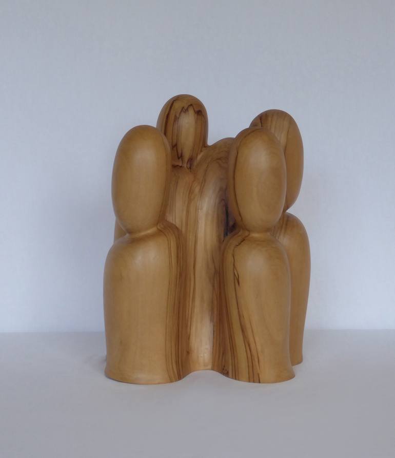 Original Abstract People Sculpture by Ester Christen