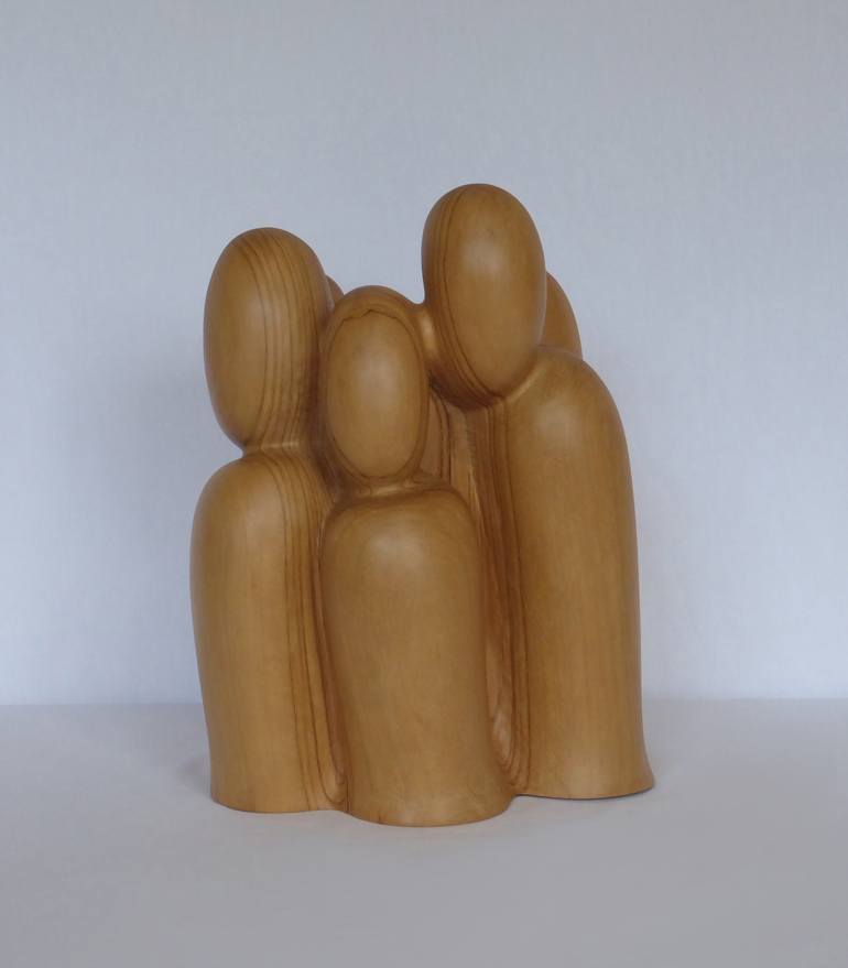 Original Abstract People Sculpture by Ester Christen