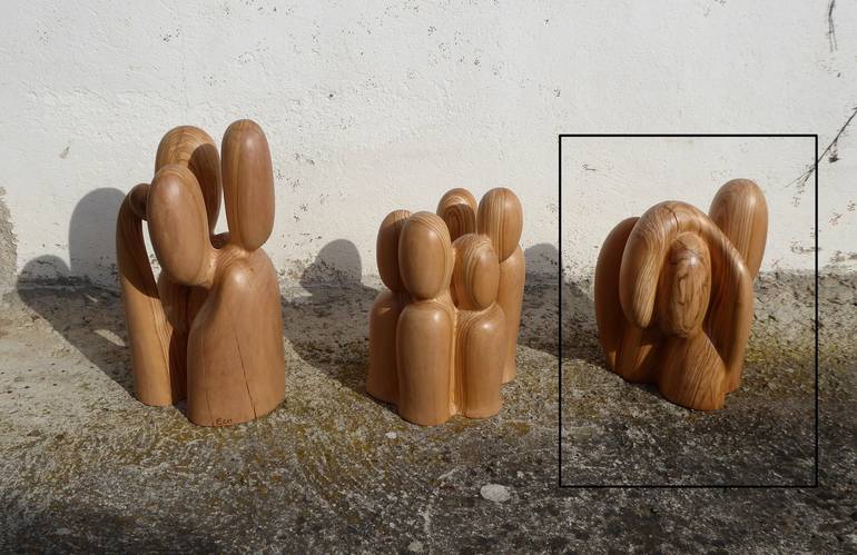 Original Abstract People Sculpture by Ester Christen