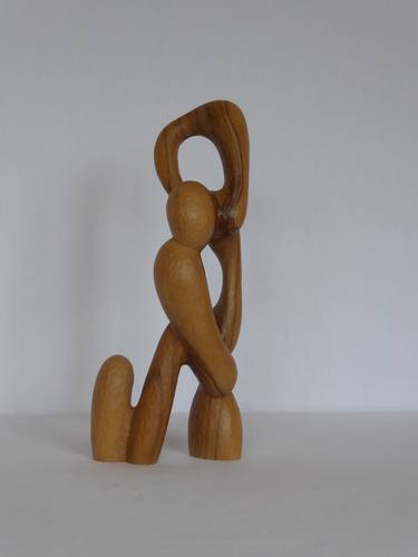 Original Abstract Love Sculpture by Ester Christen