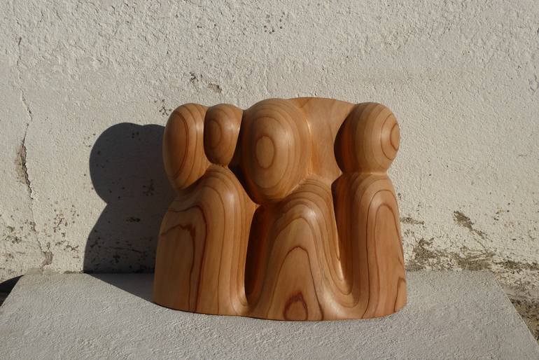 Original Abstract People Sculpture by Ester Christen