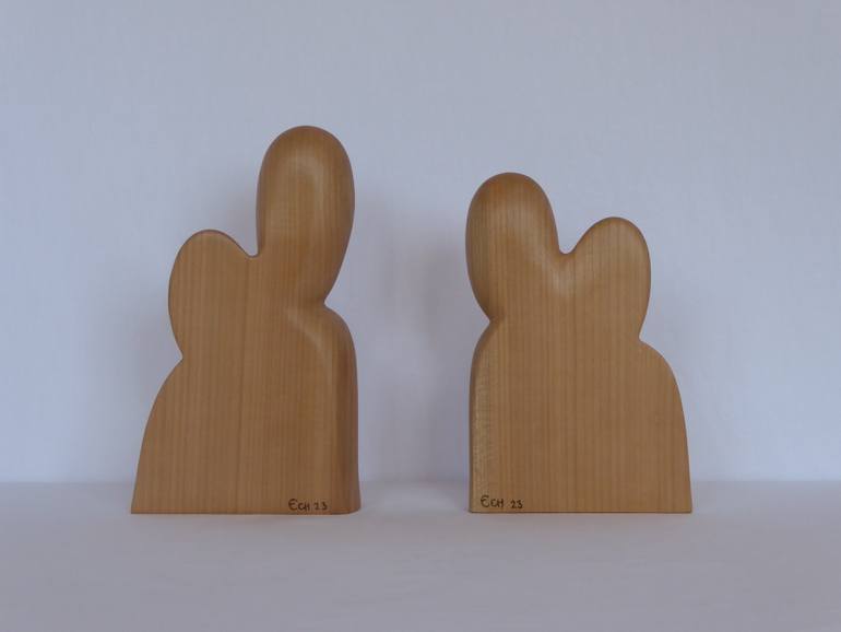Original Abstract People Sculpture by Ester Christen