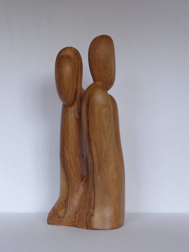 Original Abstract Love Sculpture by Ester Christen