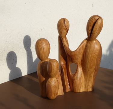 Original Abstract People Sculpture by Ester Christen