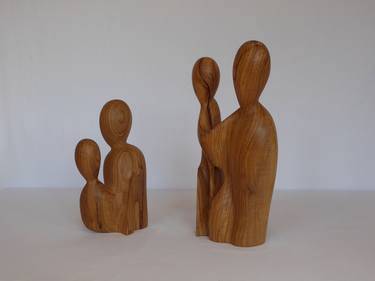 Original Abstract People Sculpture by Ester Christen