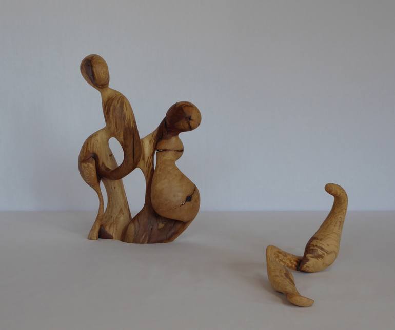 Original Abstract People Sculpture by Ester Christen