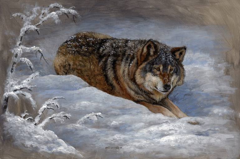 Original Realism Animal Paintings by Esther Van Hulsen