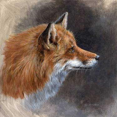 Original Photorealism Animal Paintings by Esther van Hulsen