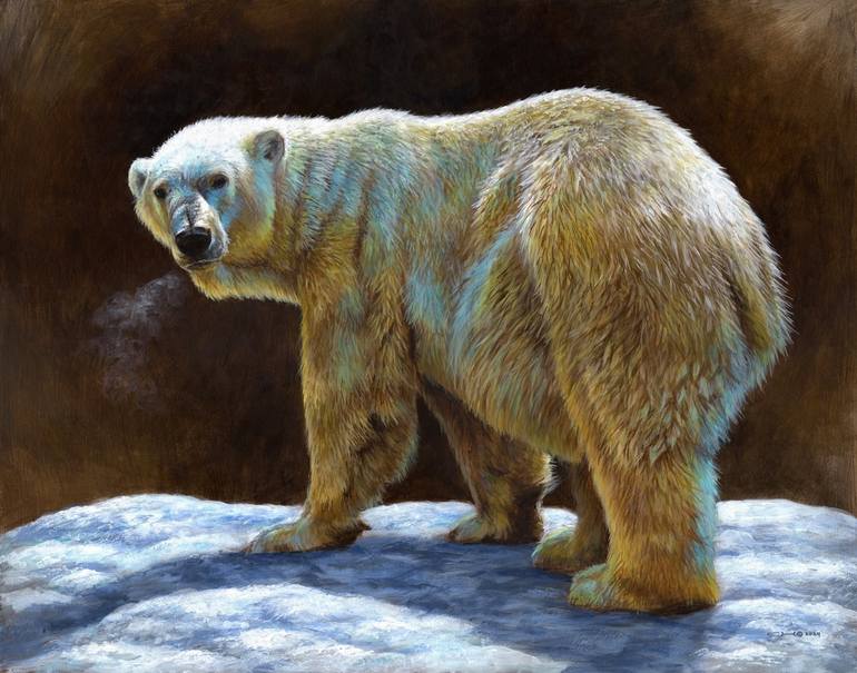 Original Photorealism Animal Paintings by Esther Van Hulsen
