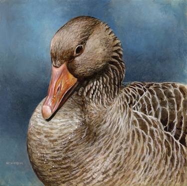 Original Photorealism Animal Painting by Esther Van Hulsen