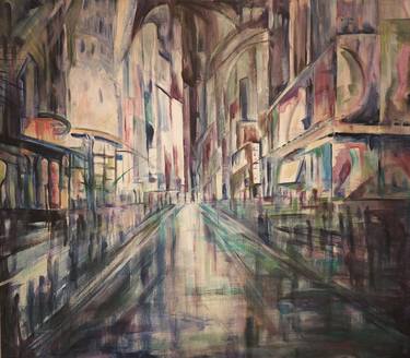 Original Expressionism Architecture Paintings by Emma Sorbo