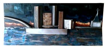 Original Impressionism Architecture Painting by Virginia T Coleman