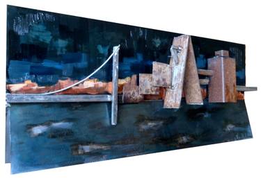 Original Impressionism Architecture Painting by Virginia T Coleman