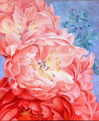 Original Contemporary Floral Paintings by Iryna Ilnytska