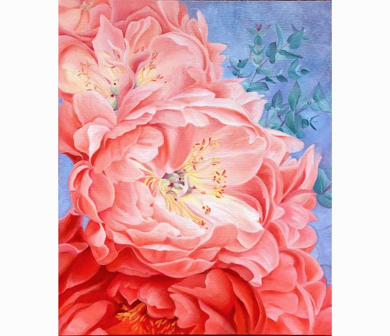 Original Contemporary Floral Painting by Iryna Ilnytska