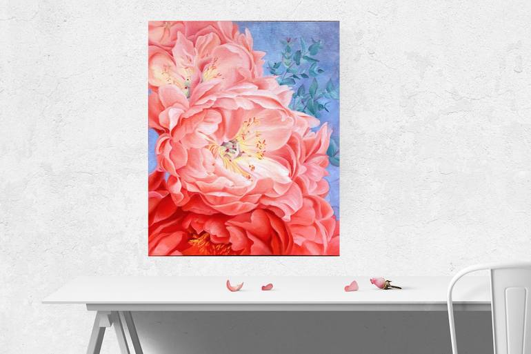 Original Contemporary Floral Painting by Iryna Ilnytska