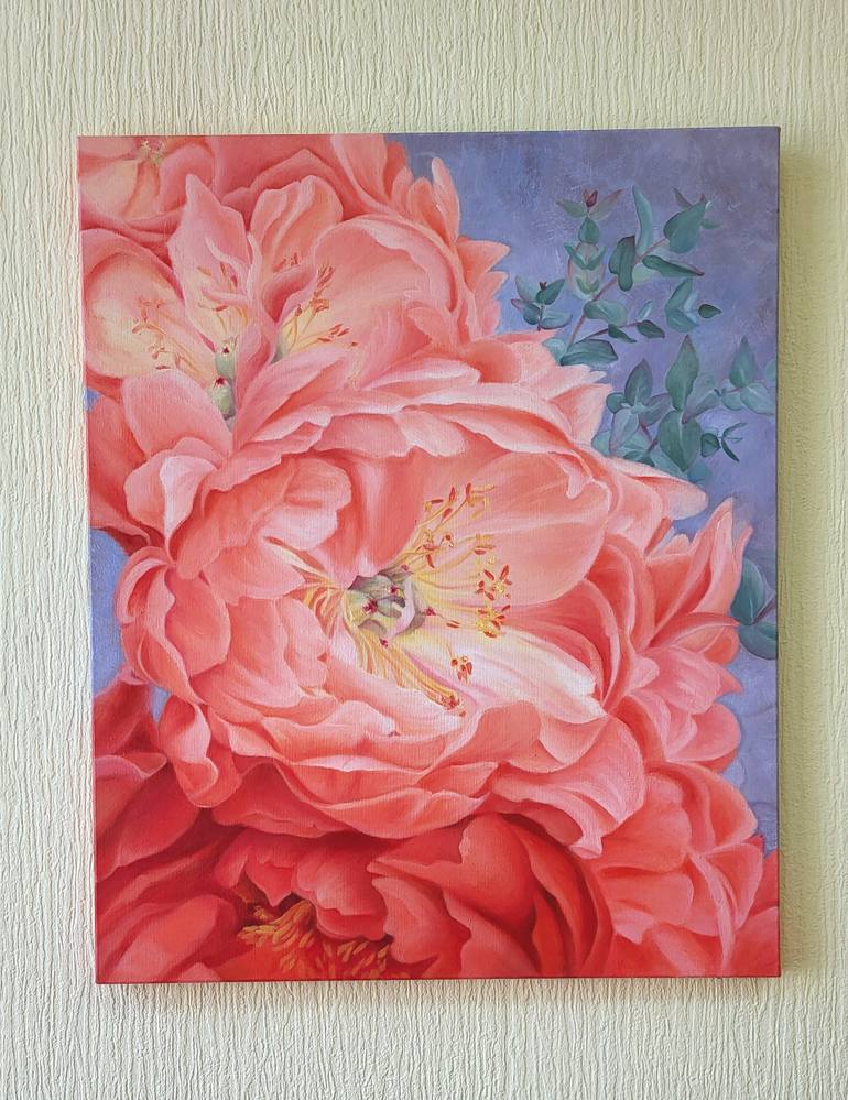 Original Contemporary Floral Painting by Iryna Ilnytska