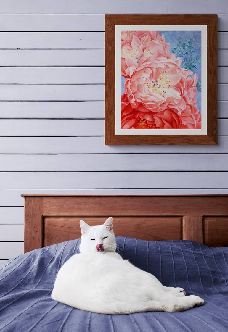 Original Contemporary Floral Painting by Iryna Ilnytska
