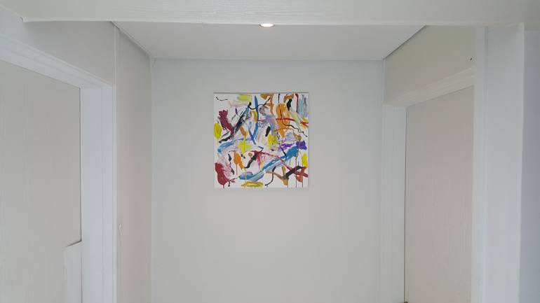 Original Abstract Expressionism Abstract Painting by Jun Hee Lee