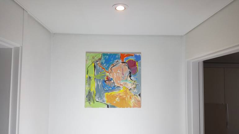 Original Abstract Expressionism Abstract Painting by Jun Hee Lee