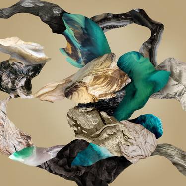 Original Contemporary Abstract Digital by Carrie Retallack