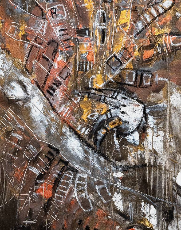 Original Expressionism Body Painting by Ruben Orgye