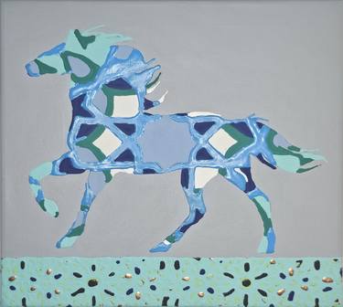 Original Horse Paintings by Luigi Ballarin