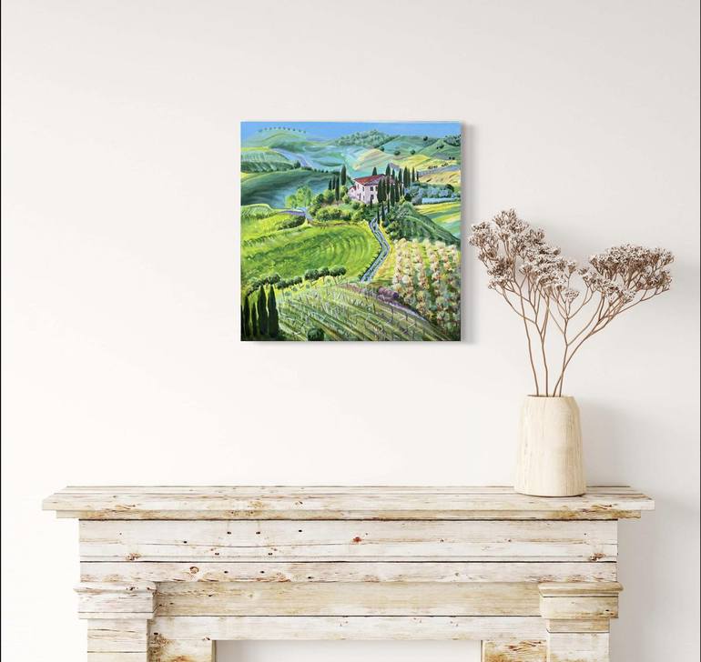 Original Impressionism Landscape Painting by Olena Prykhodko