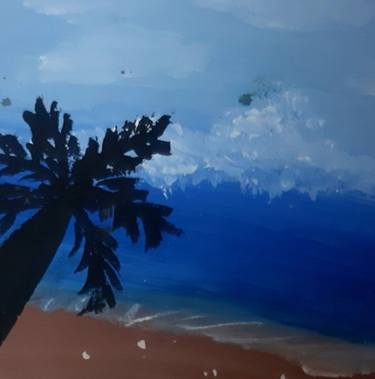 Print of Beach Paintings by Nermeen Shalaldah